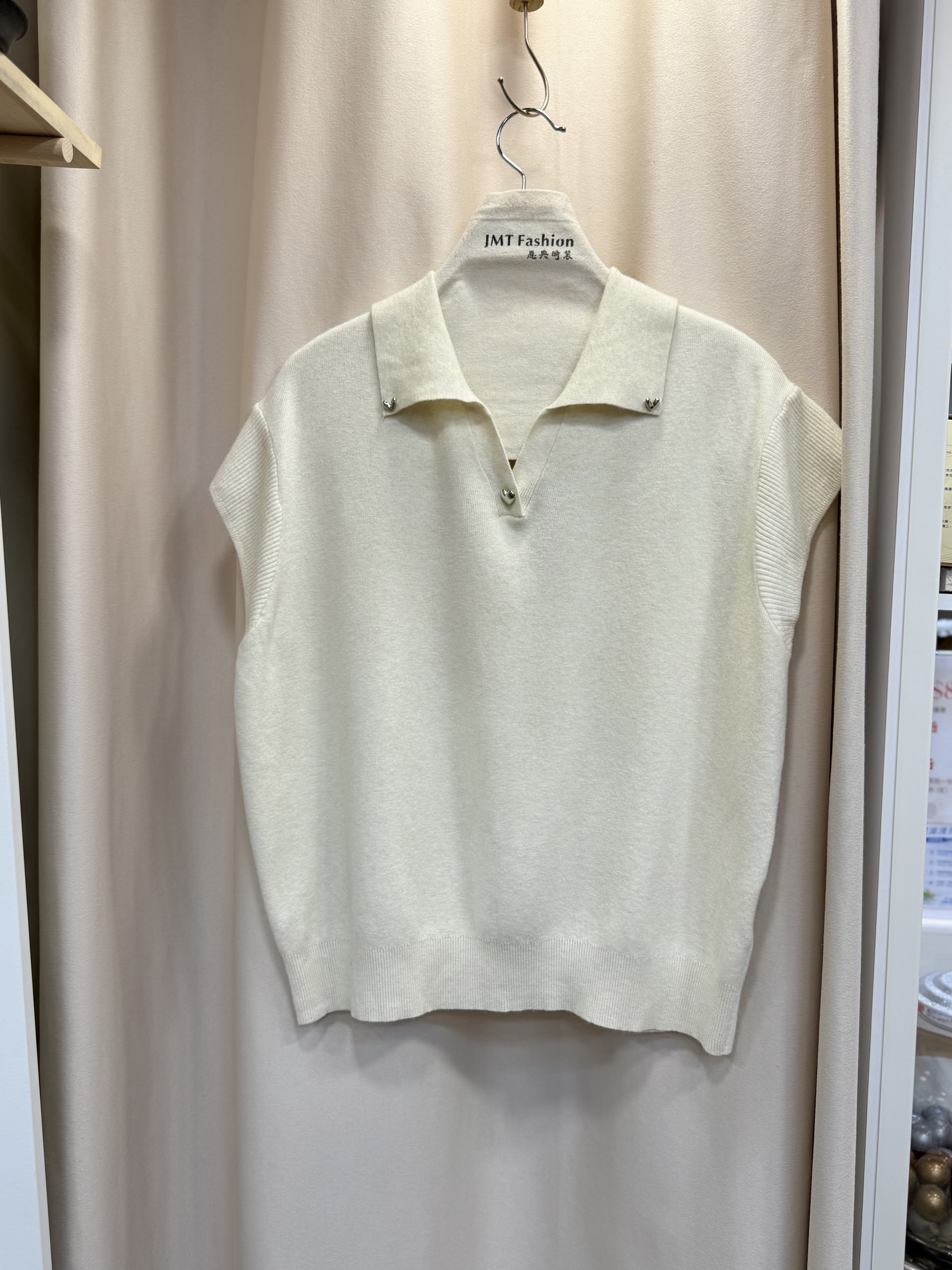 滑身纖維反領衫 J329 847889249