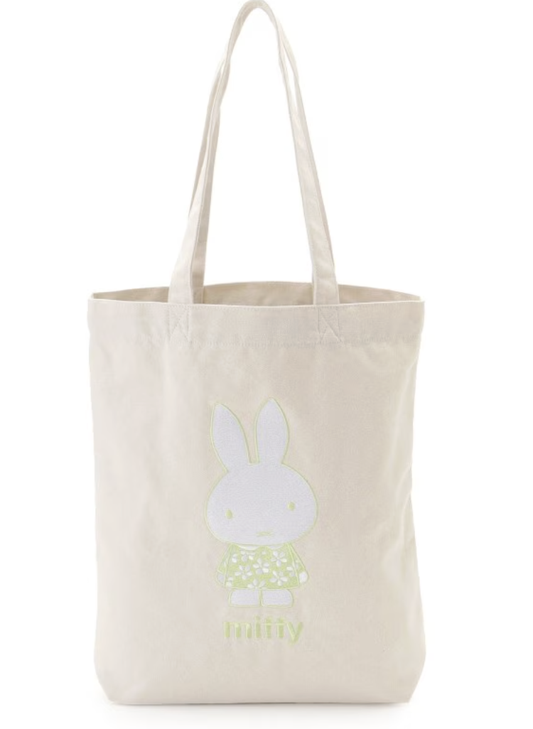 🐰💚 開心果及薰衣草系列 💜 "刺繡Tote Bag "( 📦 大約4月底 ～5月底到貨, 若遇到缺貨或其它因素貨期會延遲 ）