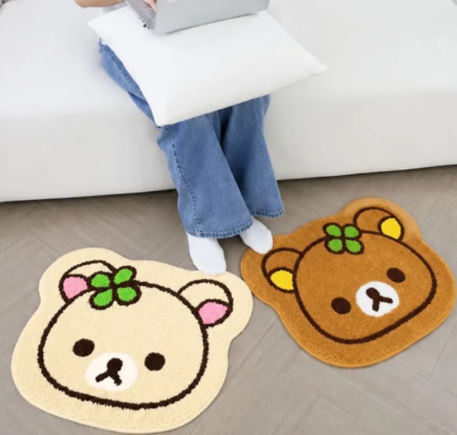 《預約貨品》全新韓國限定 Rilakkuma頭型地毯
