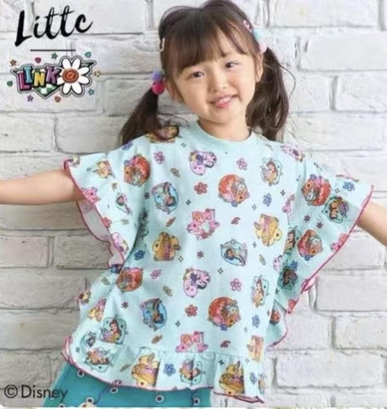 ▫️現貨▫️Littc x Disney 公主滿印飛飛袖