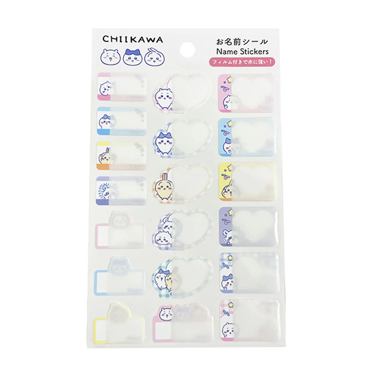 （約4月尾到貨）日本DAISO X CHIIKAWA 姓名貼