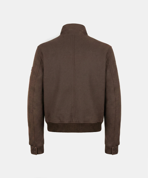 Viper41 Wool High Neck Jacket - Brown - 바이퍼41 울 하이넥 자켓 - 브라운