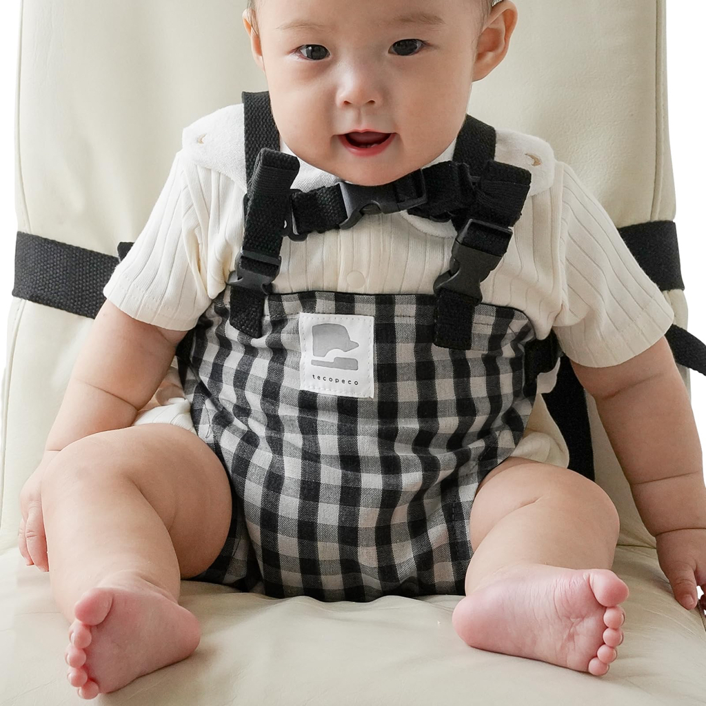 🇯🇵預訂 日本直送🇯🇵六色格紋嬰兒餐椅安全帶Baby Chair Belt
