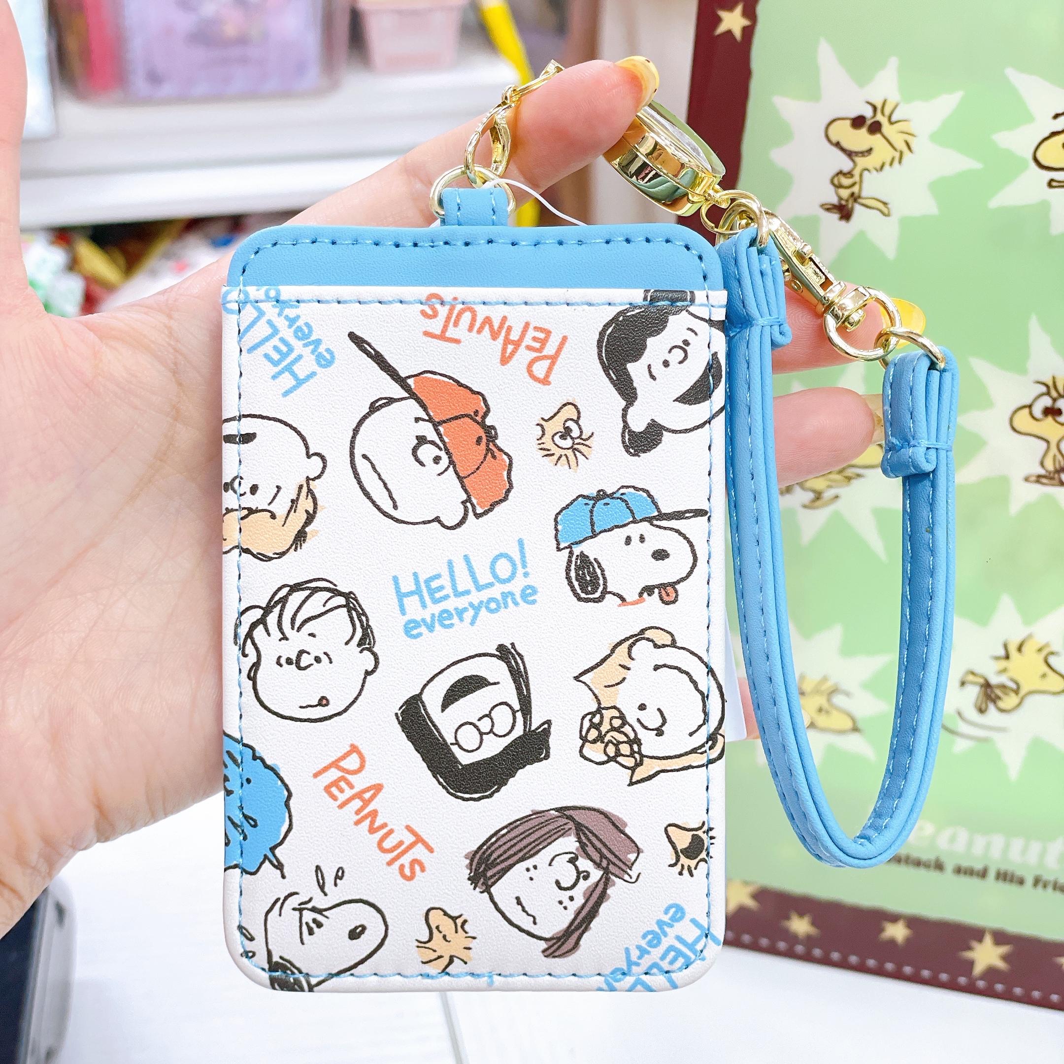 日本直送Snoopy Woodstock 新款文具系列眼鏡盒卡套File拉鏈袋環保袋