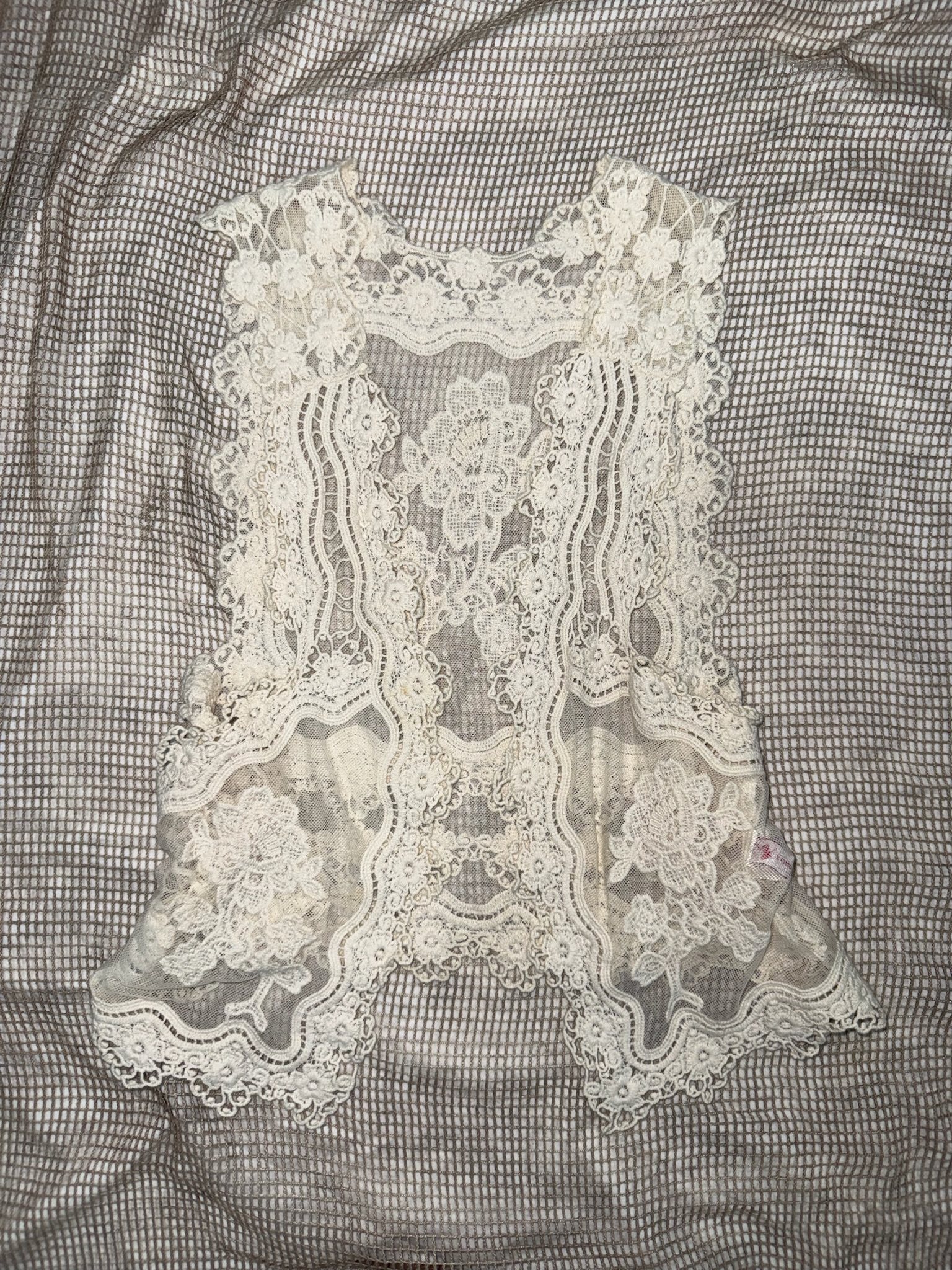 Vintage Sheer Floral Lace Gilet