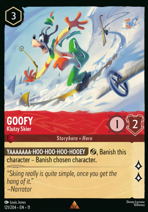 121/204 Goofy - Klutzy Skier R