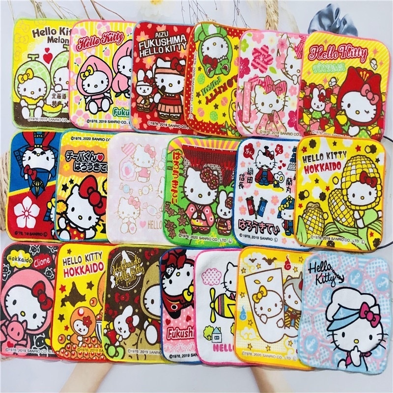 日本純棉小方巾 - 1套10條 現貨