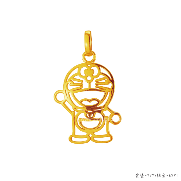 📦訂購 台灣代購 2sweet 甜蜜約定 Doraemon 多啦A夢 黃金吊墜頸鏈