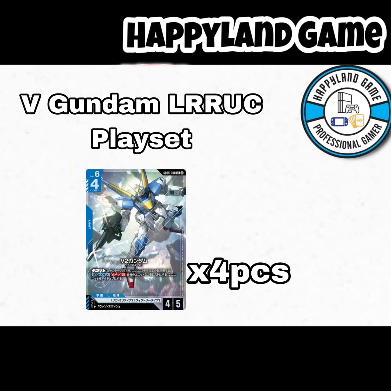 Japanese Version Gundam TCG Card Game GD05 - V Gundam Playset
