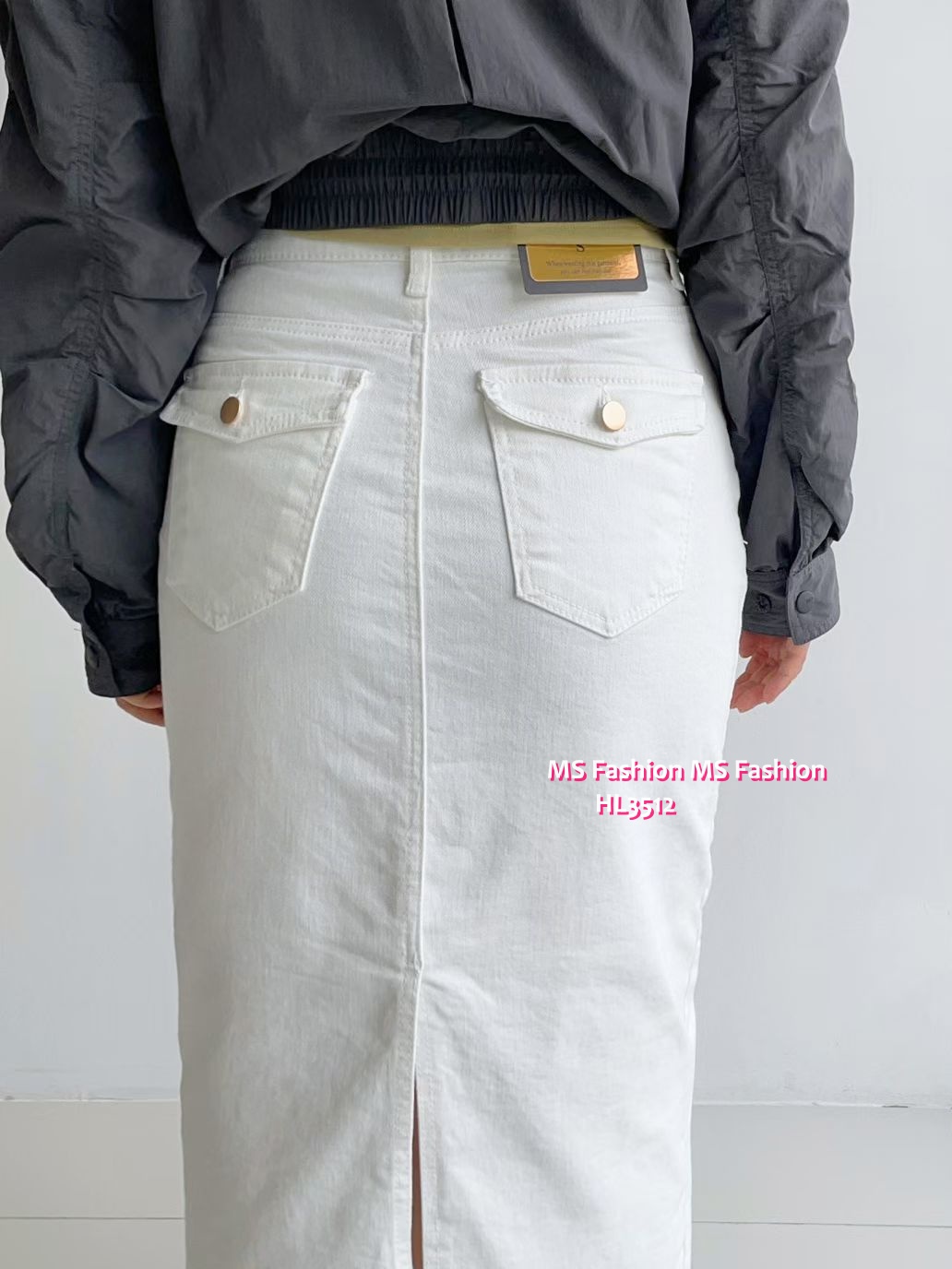 HL3512 韓國🍂Howluk秋版特色後袋中長裙