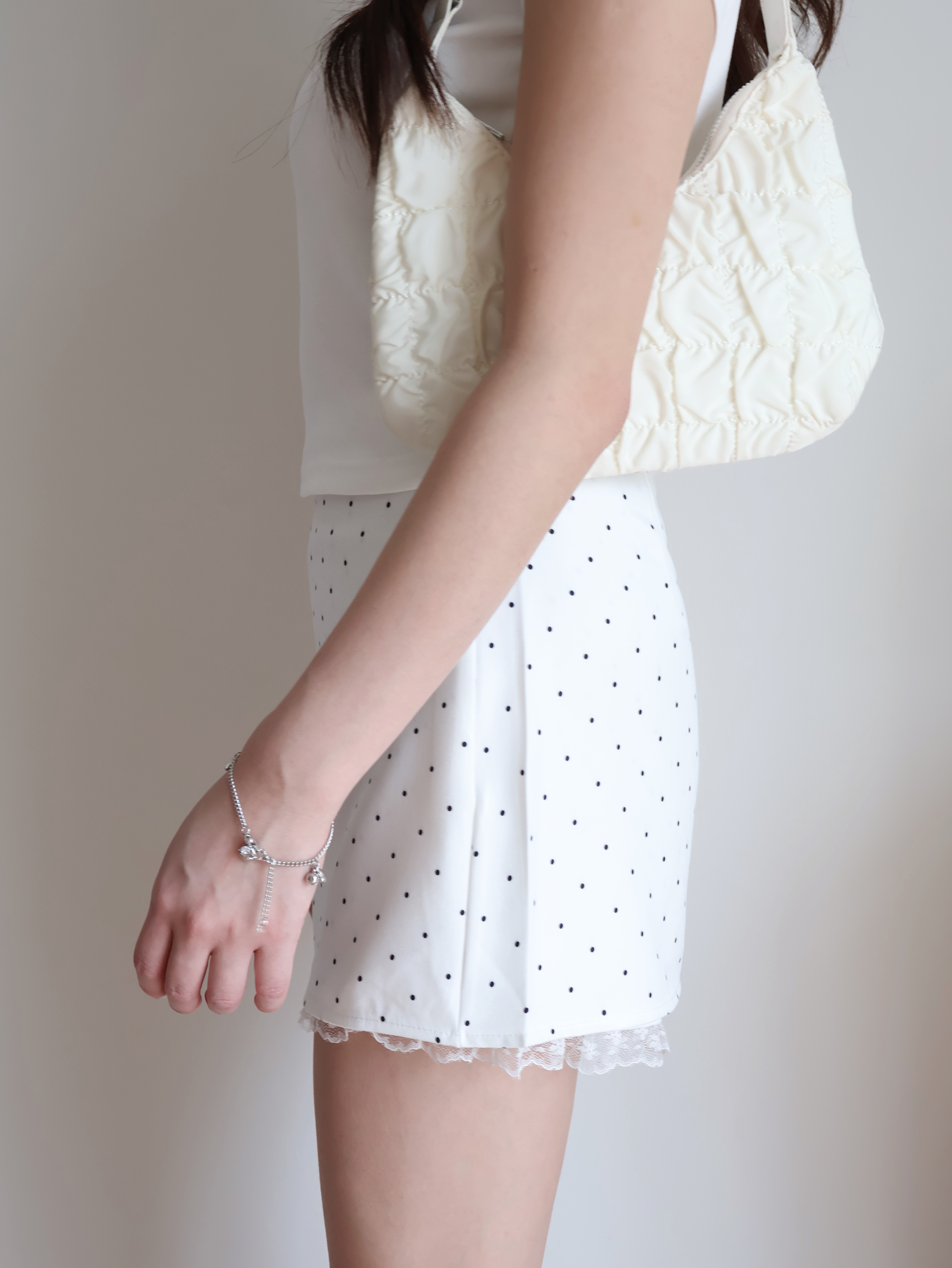 Evie Pokal Skirt | White