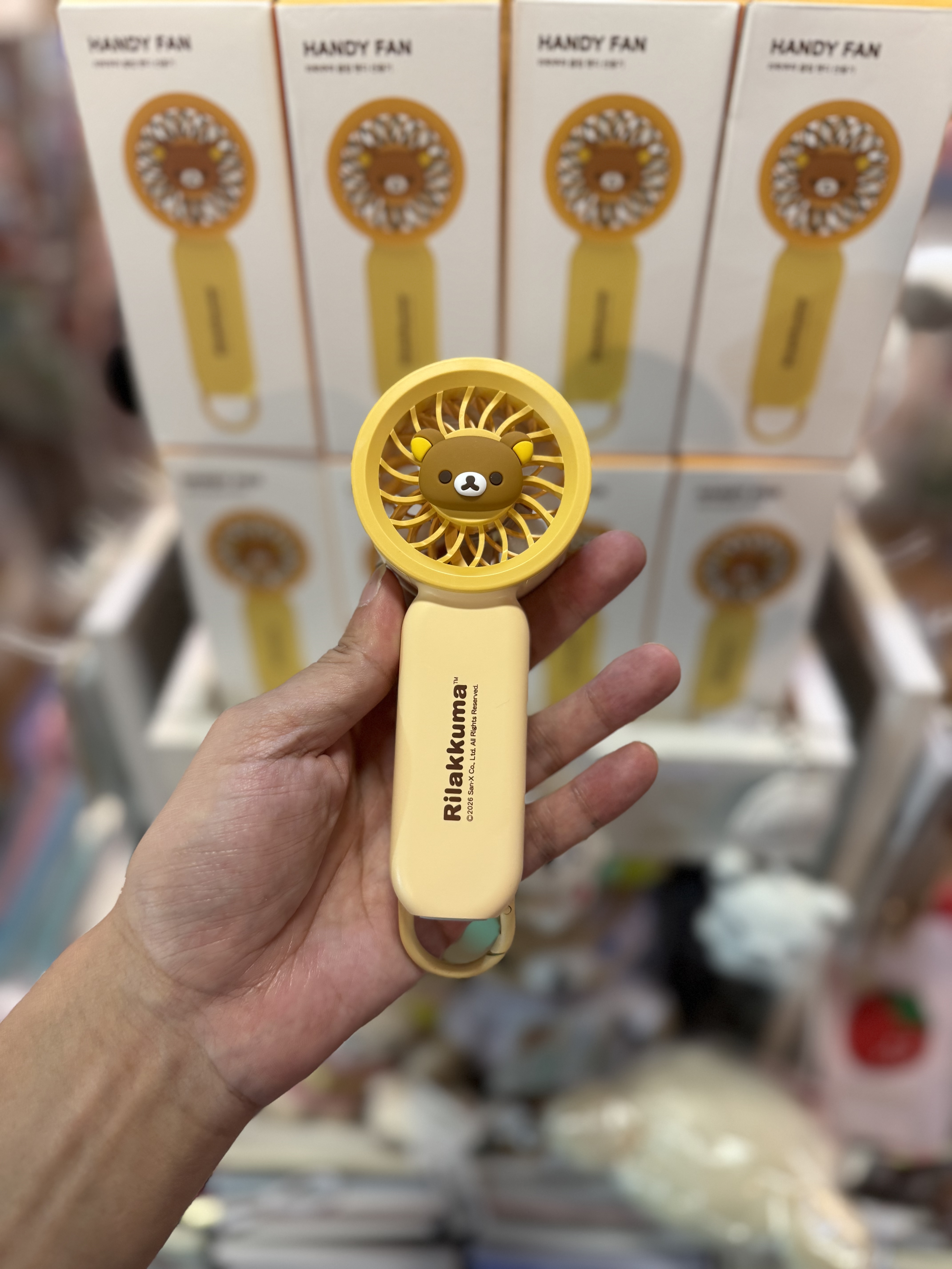 《現貨》全新韓國限定 Rilakkuma手提風扇