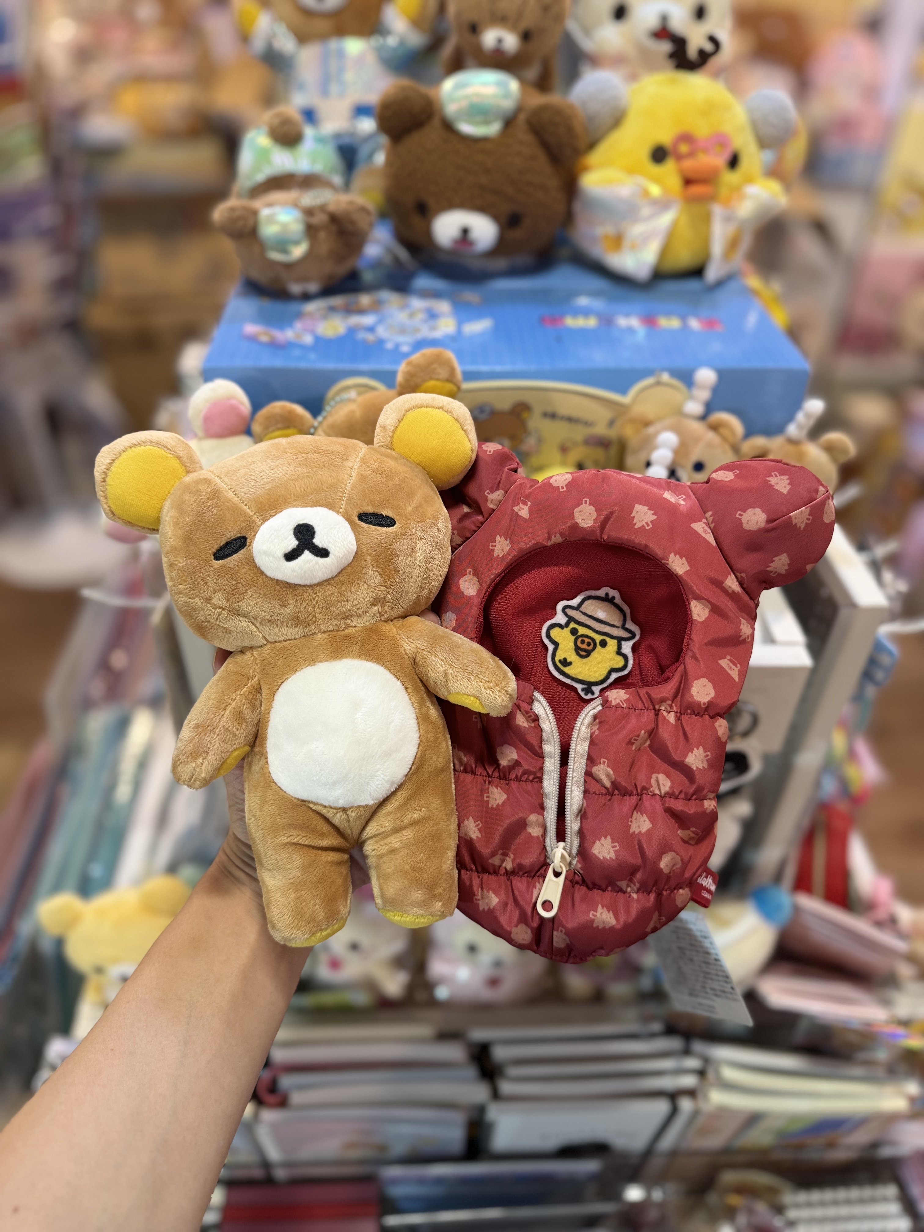 《現貨》全新日本專店限定 rilakkuma  x Coleman 睡袋公仔