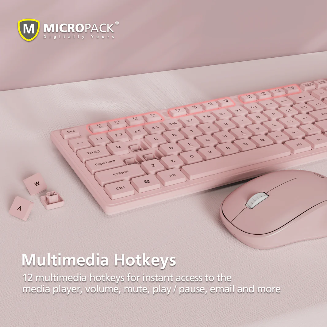 Micropack Colourful 無線鍵盤套裝 KM-237 [預計8月中出貨]