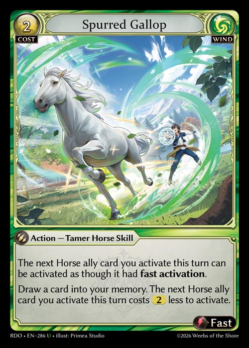 Spurred Gallop / RDO-286 (U)