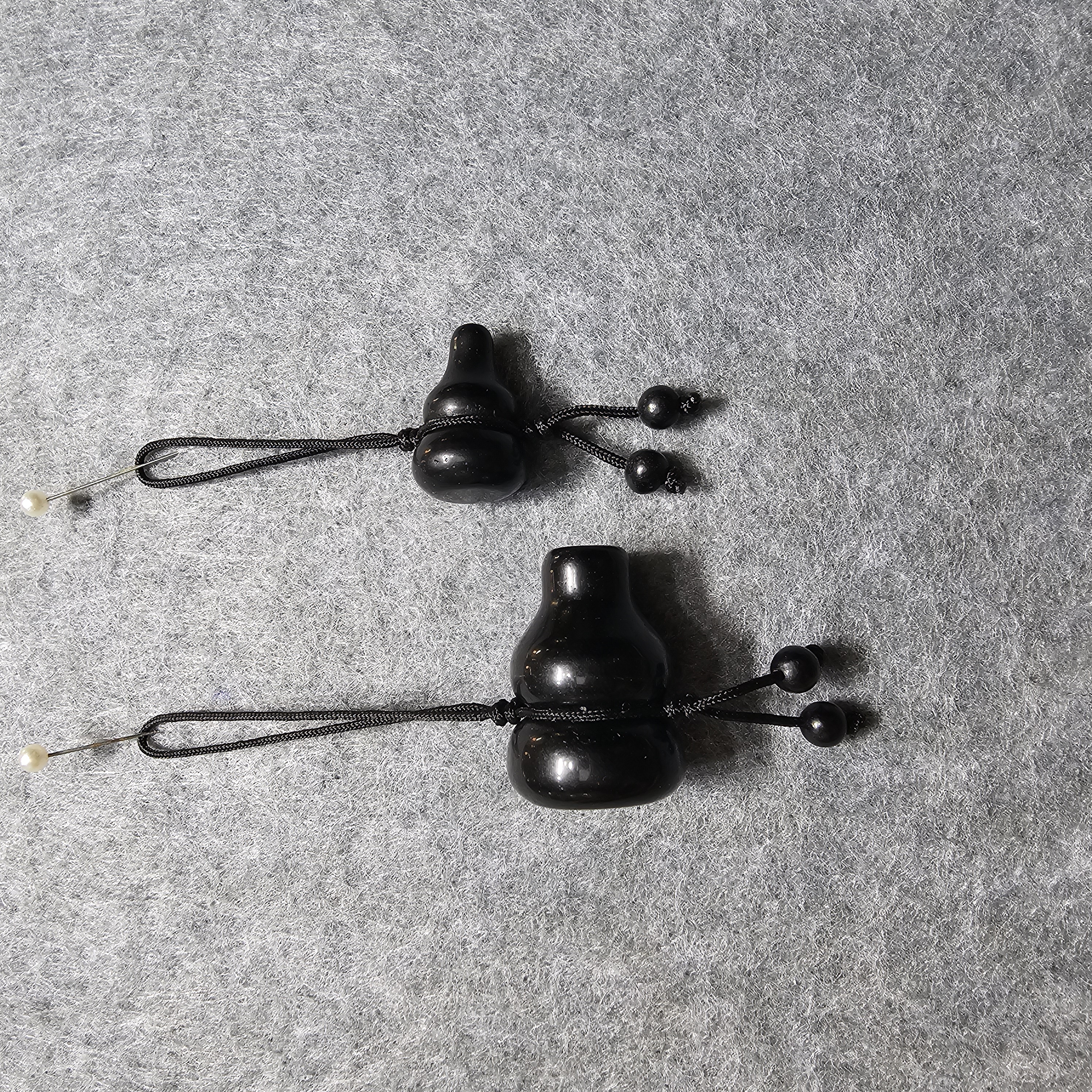 化病辟邪黑曜石葫蘆吊飾
