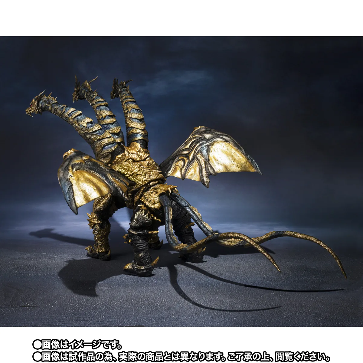 (預訂訂金 $1000) (總價 $2209) (魂限) Bandai S.H.MonsterArts 哥斯拉最後戰役 凱薩基多拉 (行版) Godzilla Kaizer Ghidorah