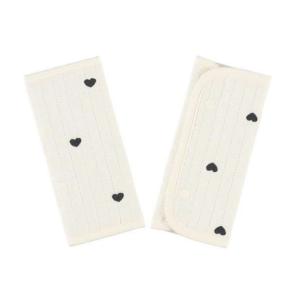 🇯🇵預訂 日本直送🇯🇵黑心刺繡絎縫孭帶咬巾肩巾