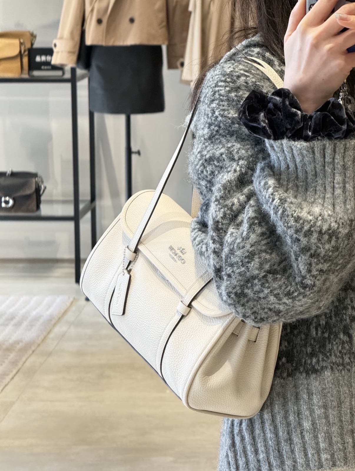 限時優惠❣️Coach outlet～Bridget Flap Shoulder Bag