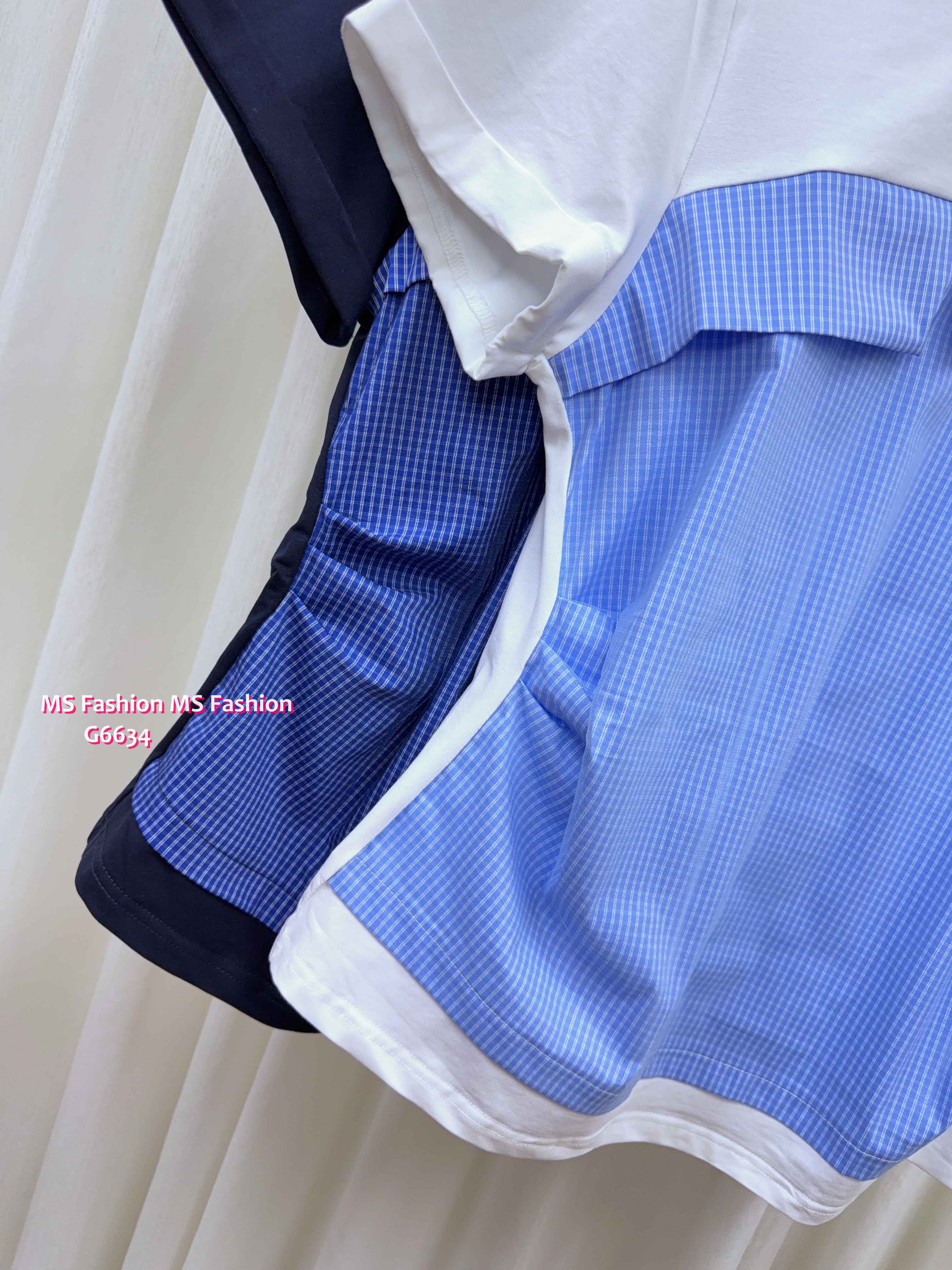 G6634 格仔拼布top