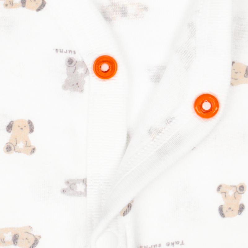 🇯🇵預訂 日本直送🇯🇵動物印花純棉前開式無袖背心包屁衣兩件套