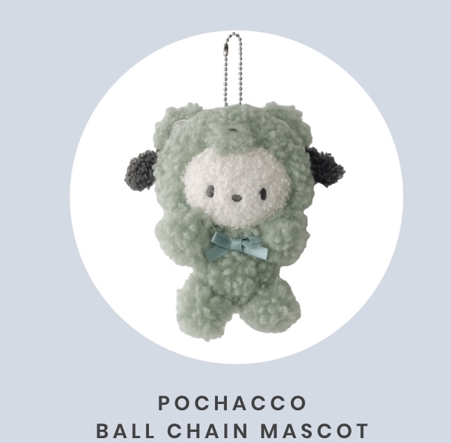 日本預訂📍日本Sanrio x As Know As Plus熊仔公仔吊飾 18/3日本開售