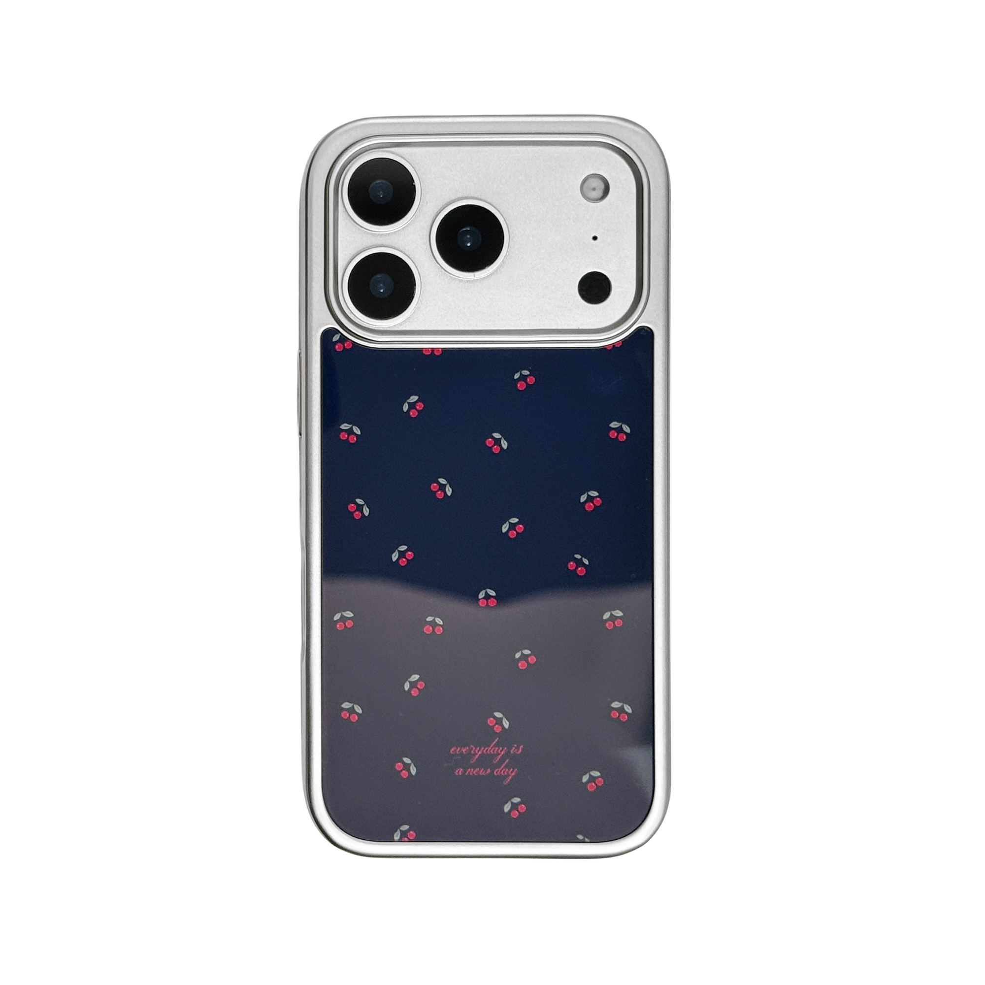 【Navy X The Ruby Reds】銀框亮面MagSafe iPhone Case