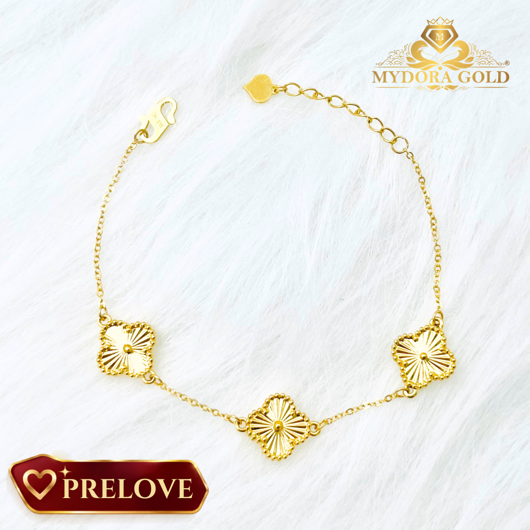 Pre-Loved: Rantai Tangan Clover l EMAS 916/22K