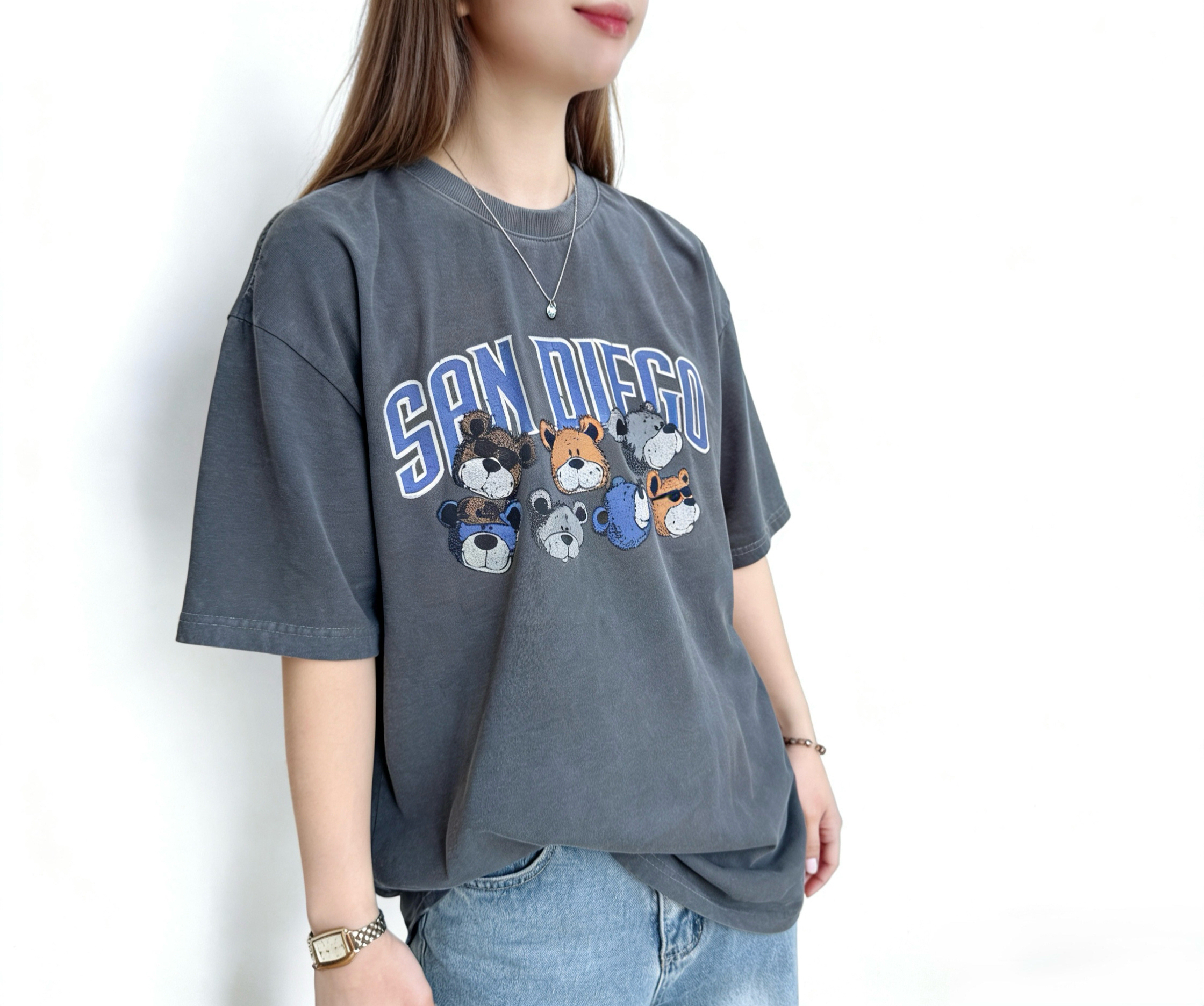 🍀初春優惠🌼 Retro熊熊print Tee