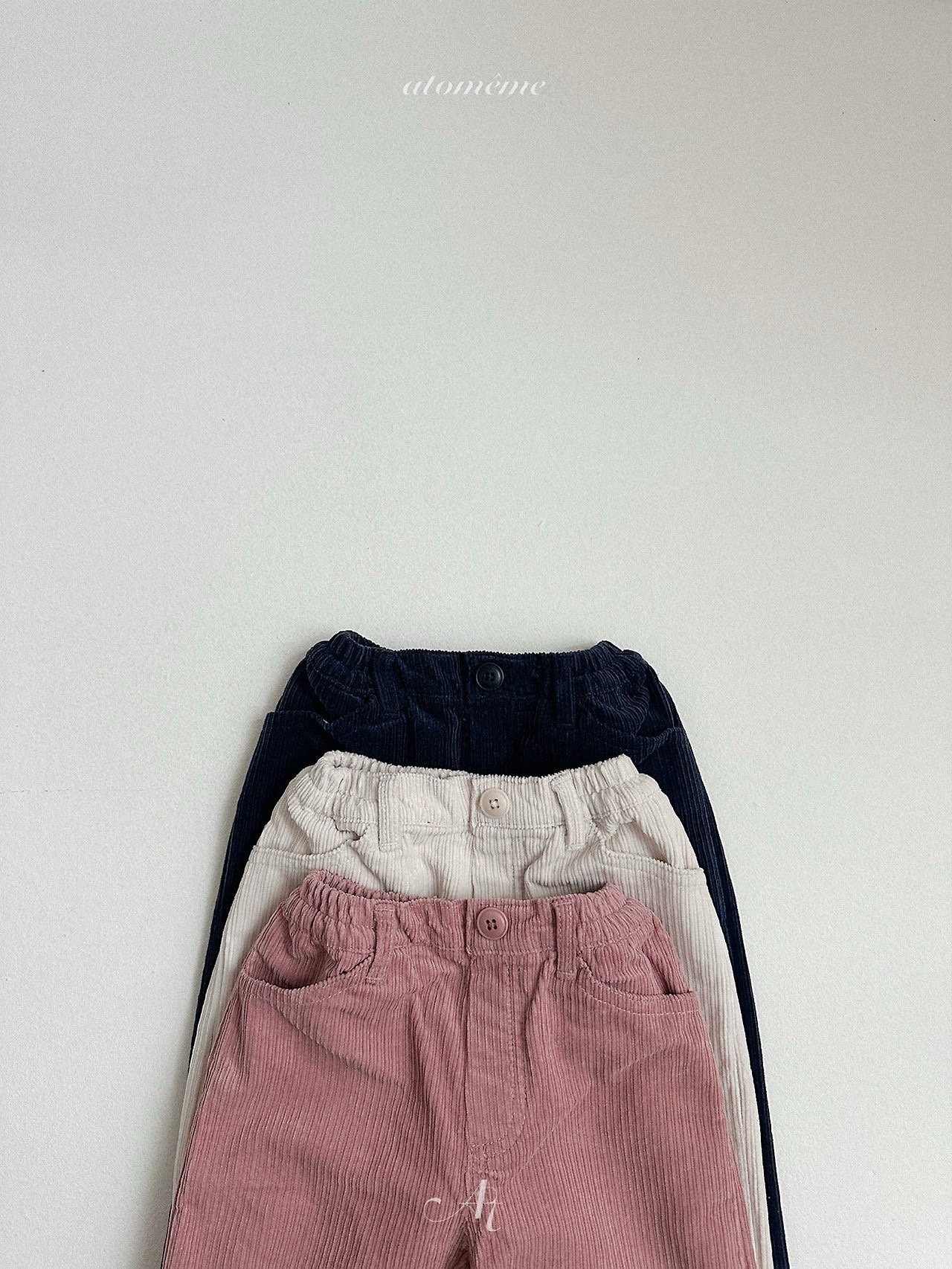 Atomeme | Crepe Corduroy Pants