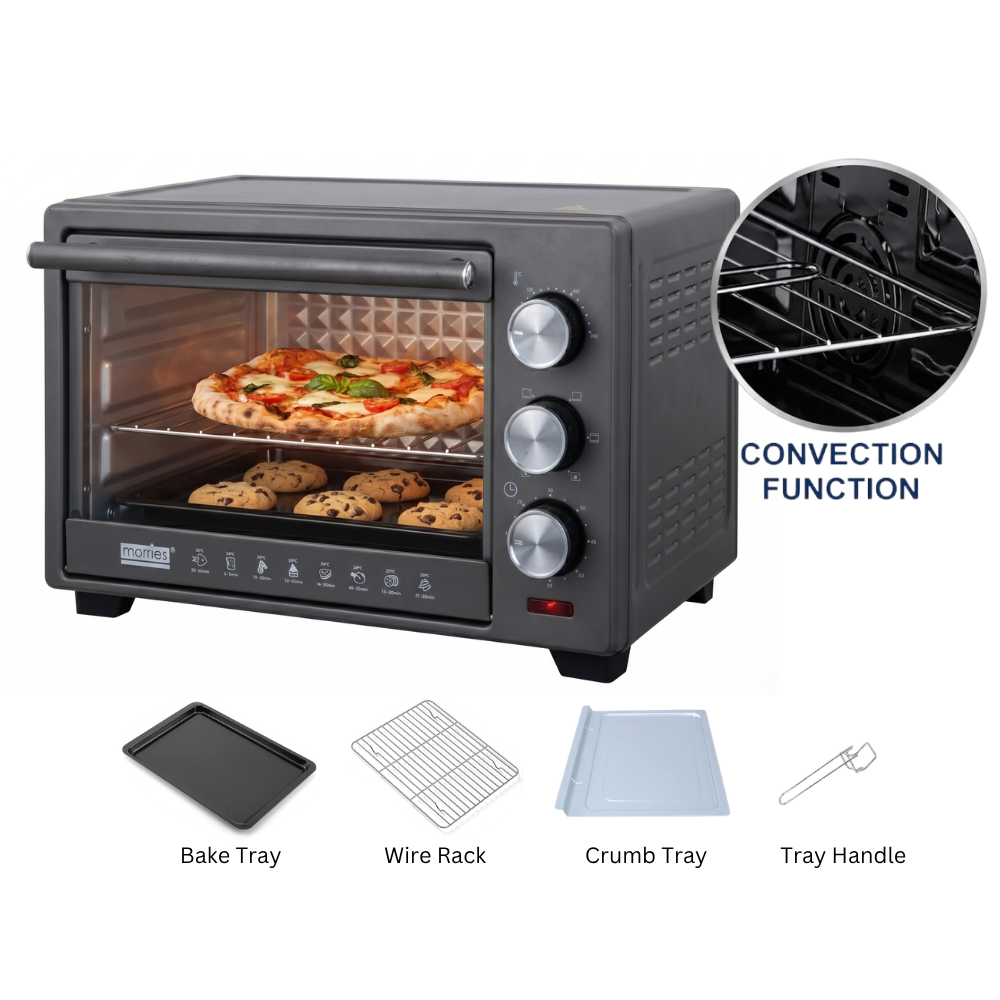 Morries 19L Electric Convection Baking Oven MS190EO OR