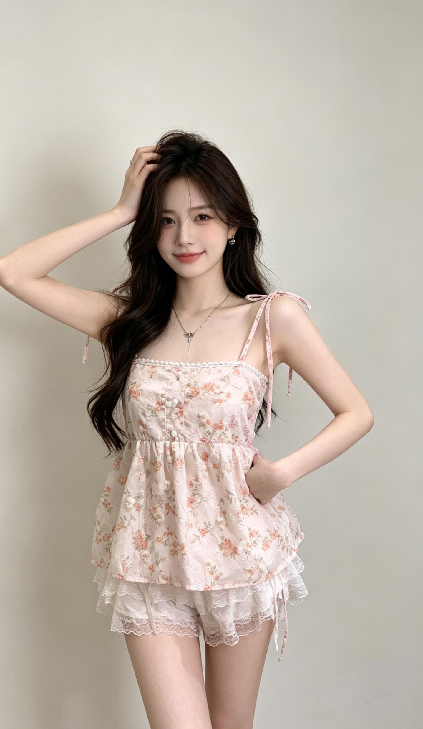 TP589法式小碎花上衣