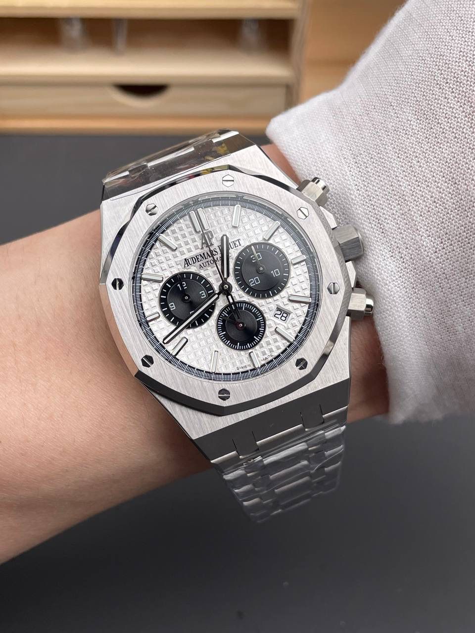 🚀爱彼 皇家橡树26331 白熊猫/41mm/4801机💯