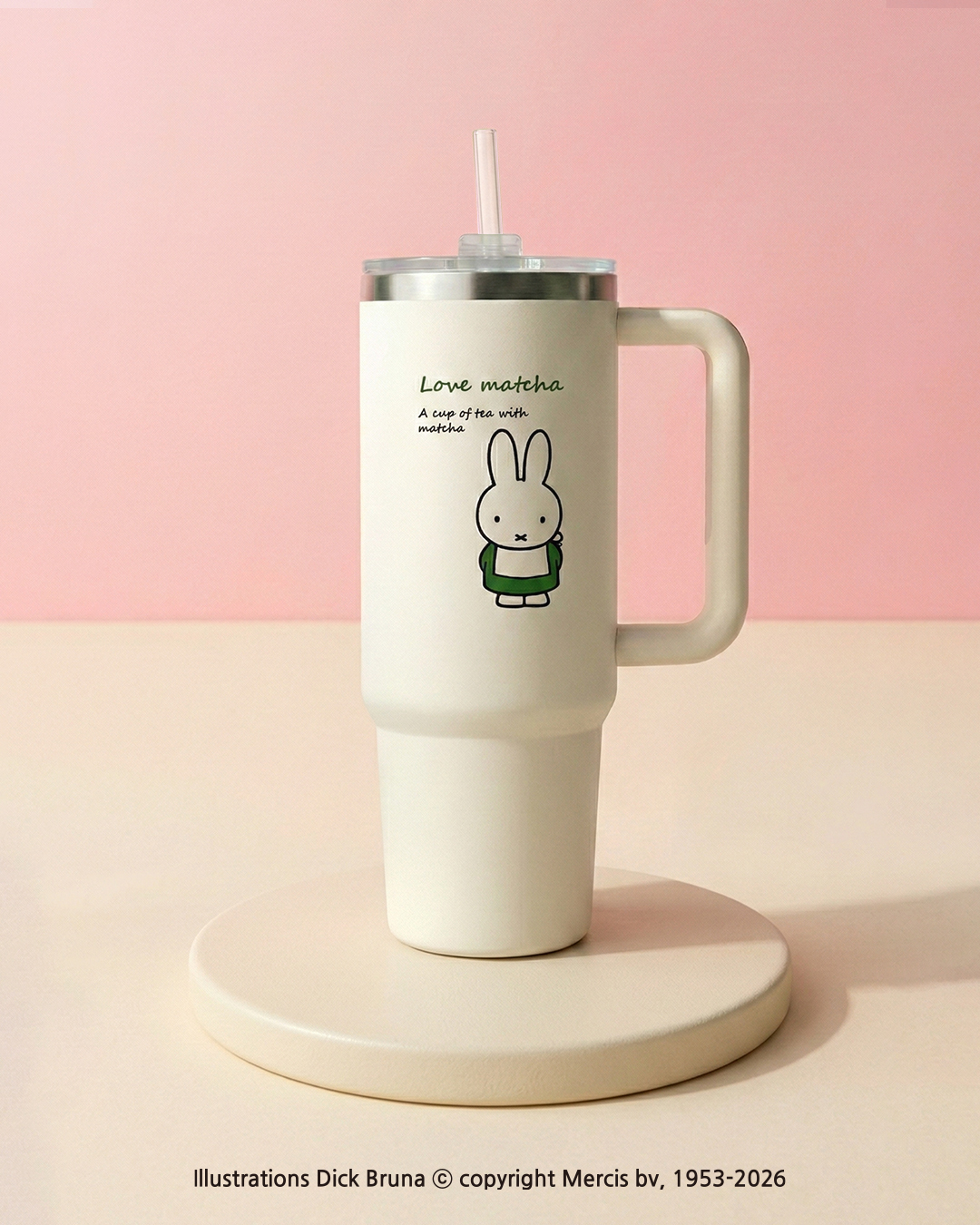 [ 韓國 Miffy ] Love Matcha 保溫杯 887ml