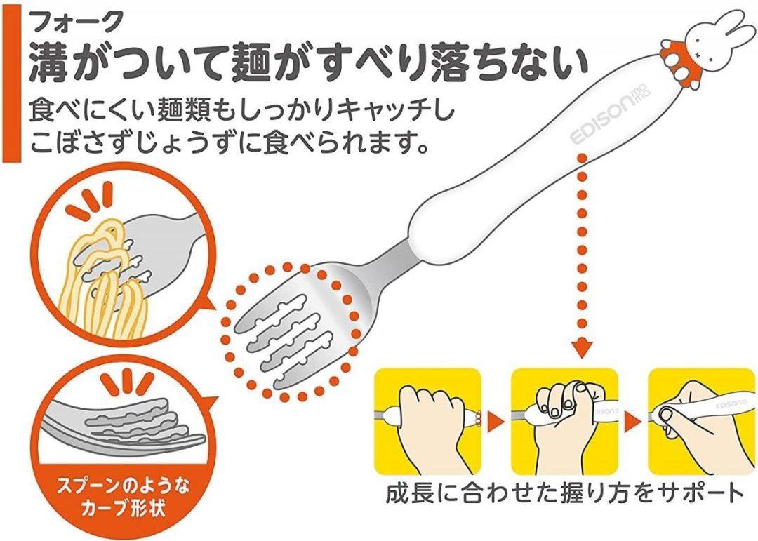 日本直送🇯🇵 -Edison- Miffy不鏽鋼學習匙叉餐具連盒