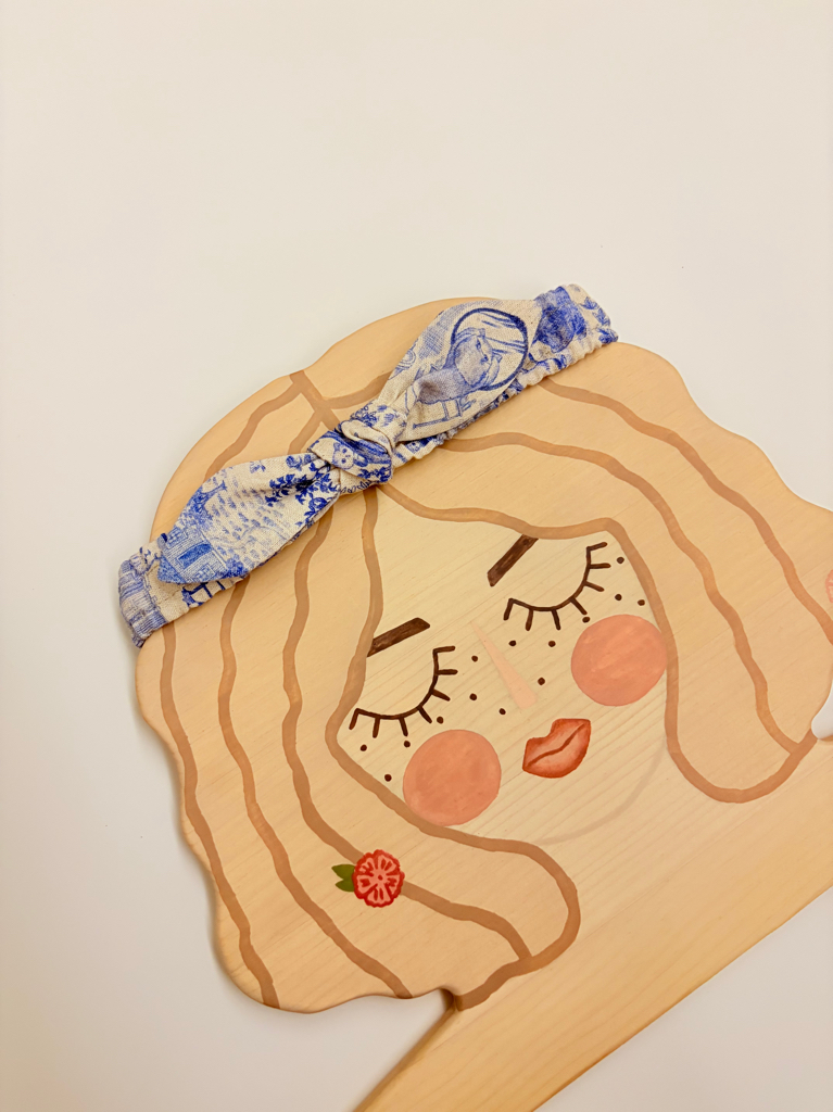 藍白復古貓咪鄉村風寶寶套裝（50-70）