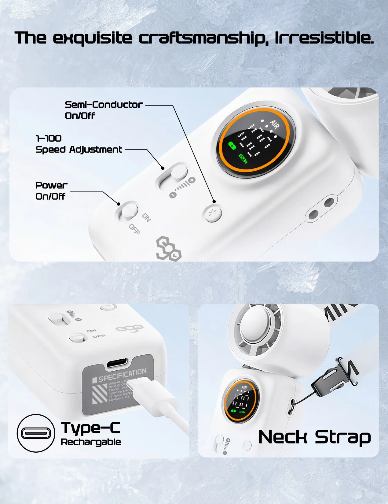 EGO HyFreeze2 Mini 迷你制冷風扇 [3色選擇]