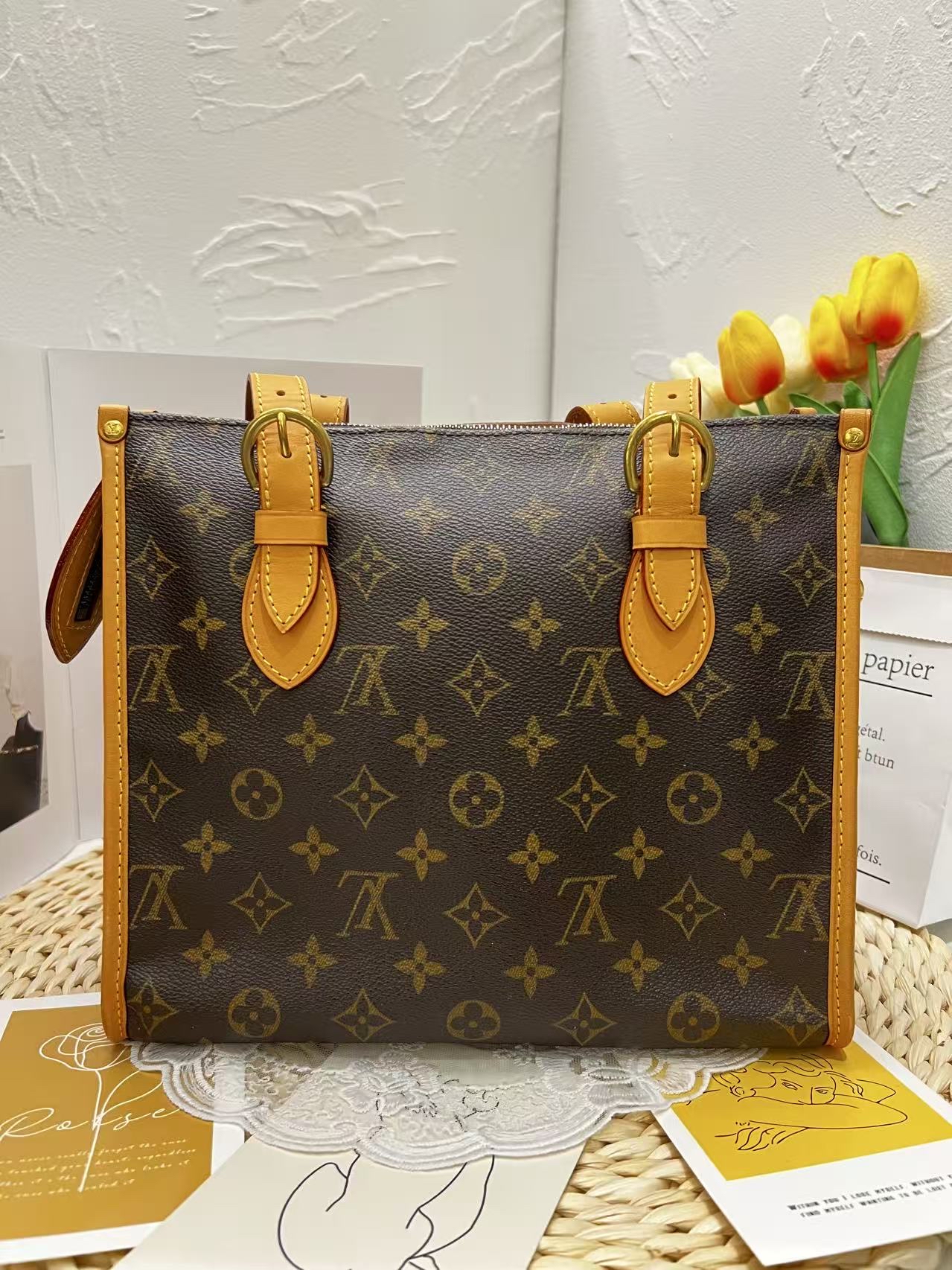 LV Monogram Popincourt Haut Bag （金球）
