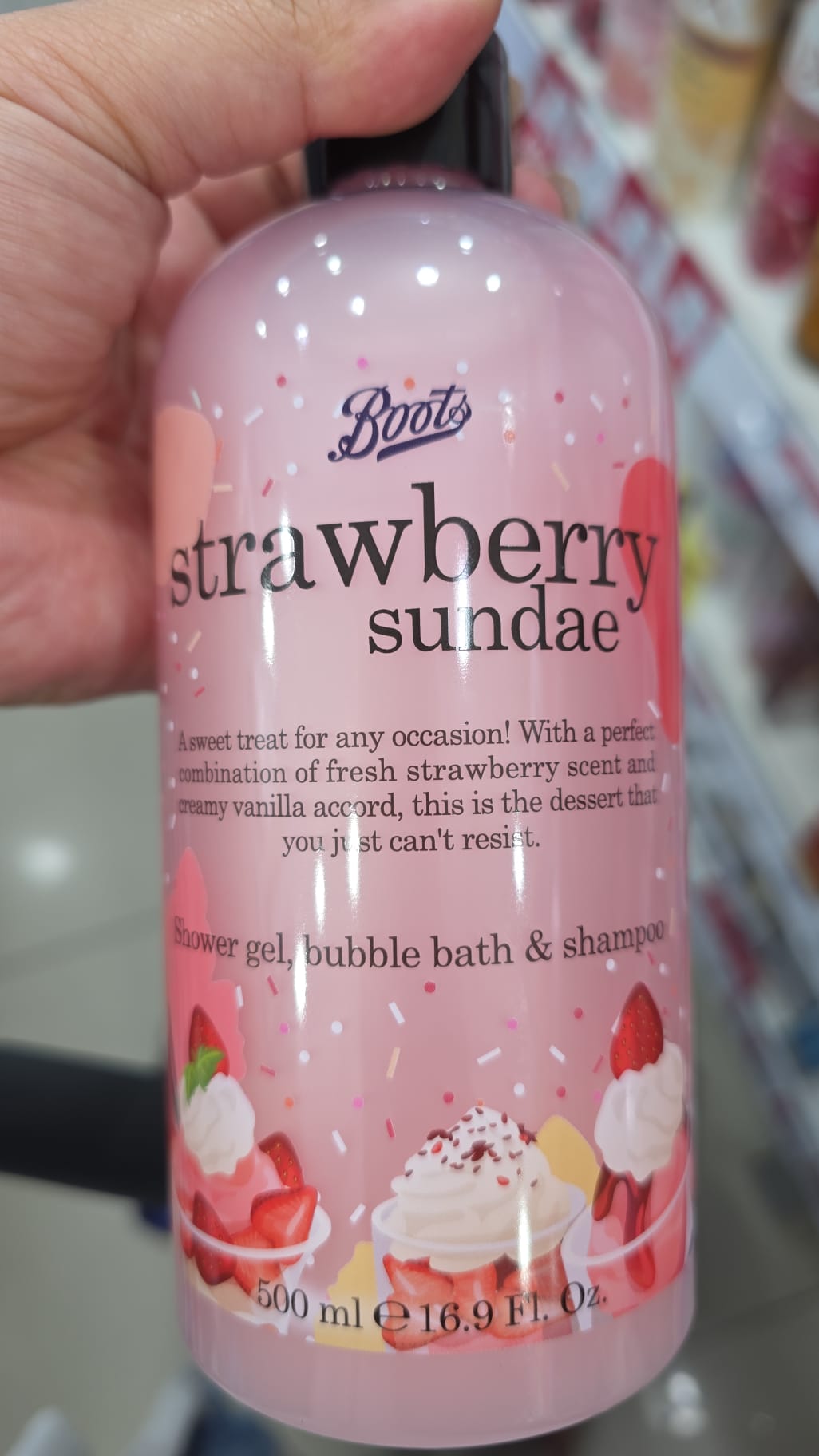 boots shower gel, bubble bath & shampoo 3in1