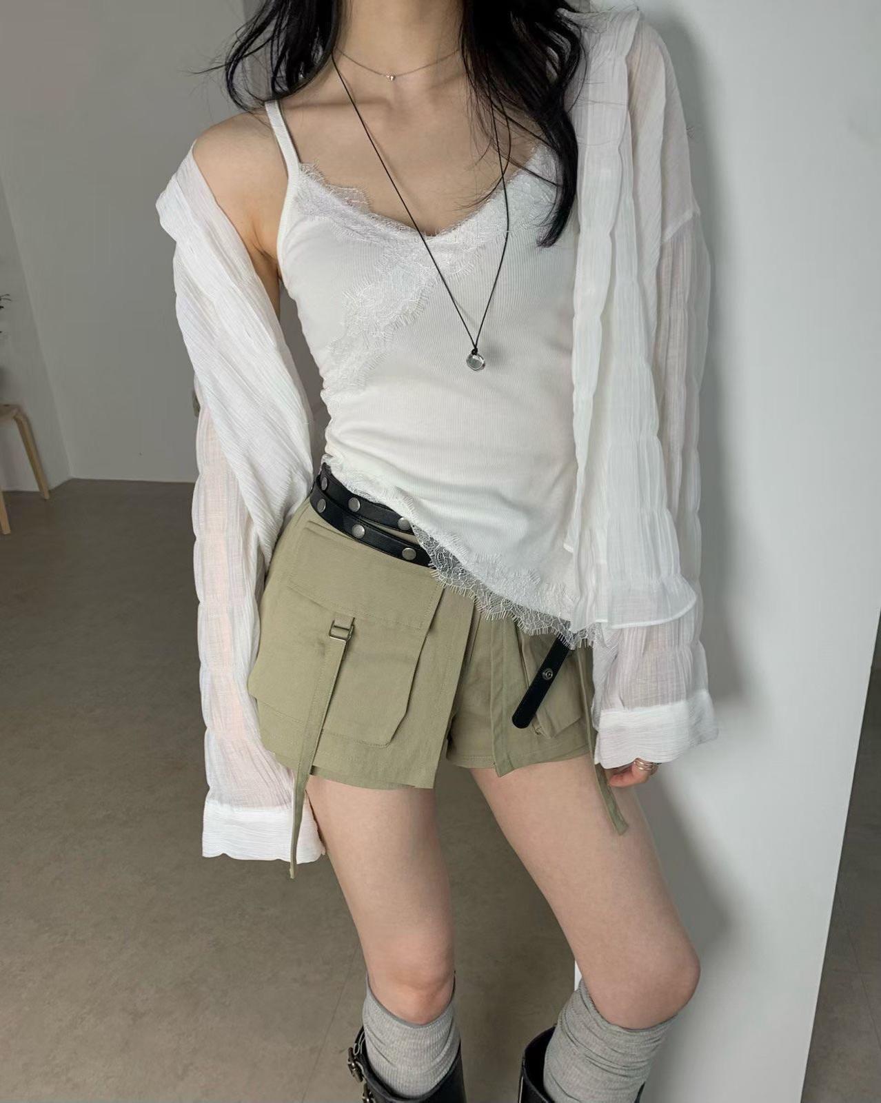 H10 雙袋裙褲
