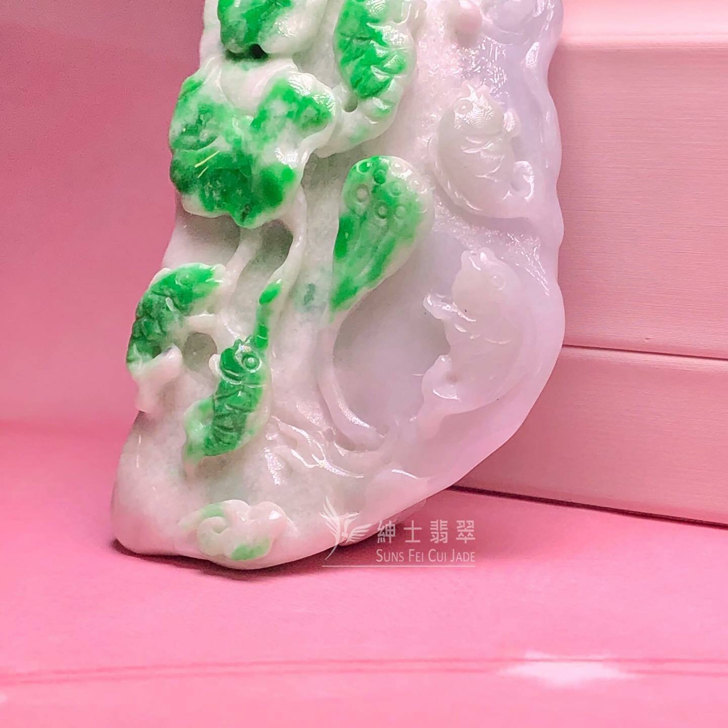 鮮翠翡翠原石件(不連證)