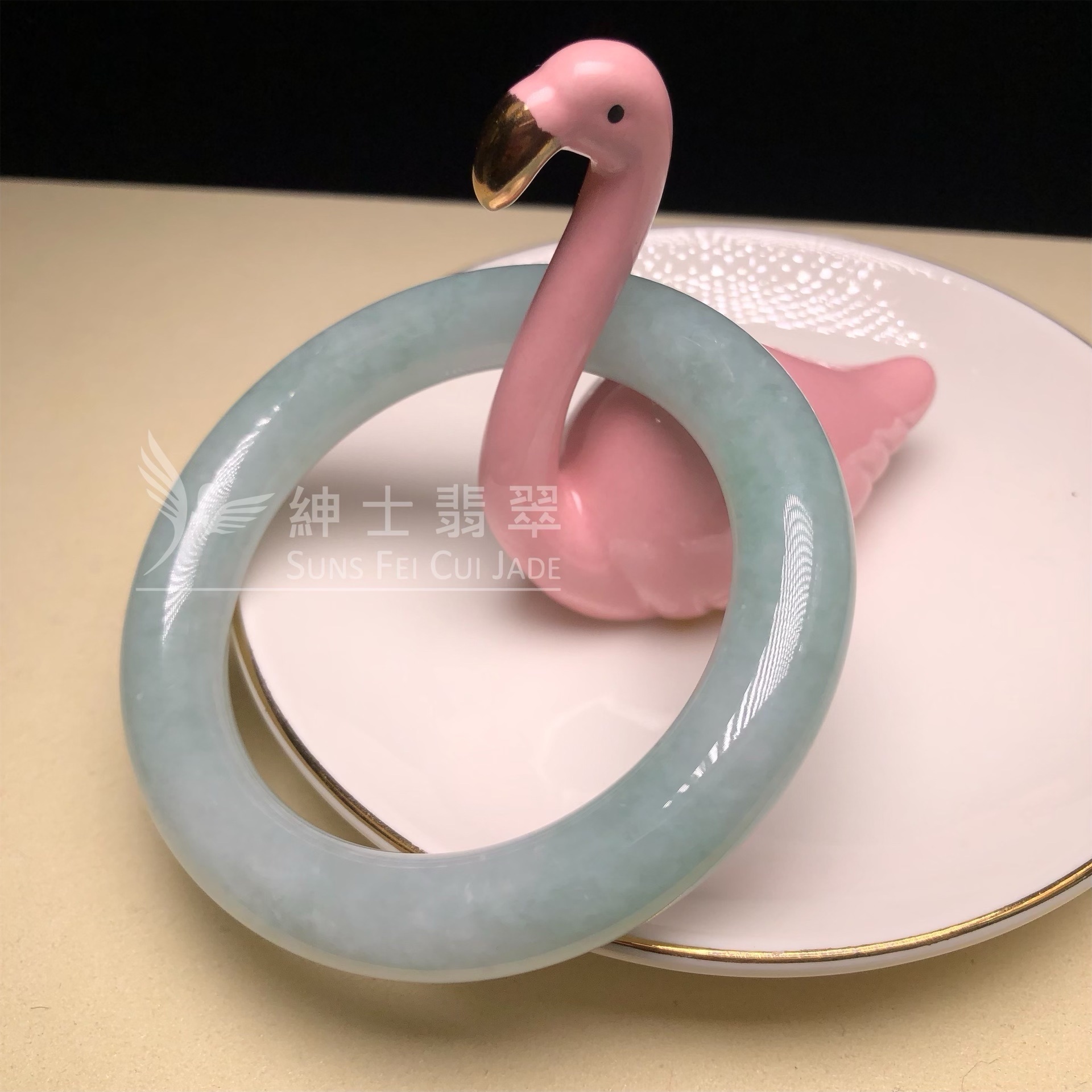 湖水綠圓鐲56.2mm C06225