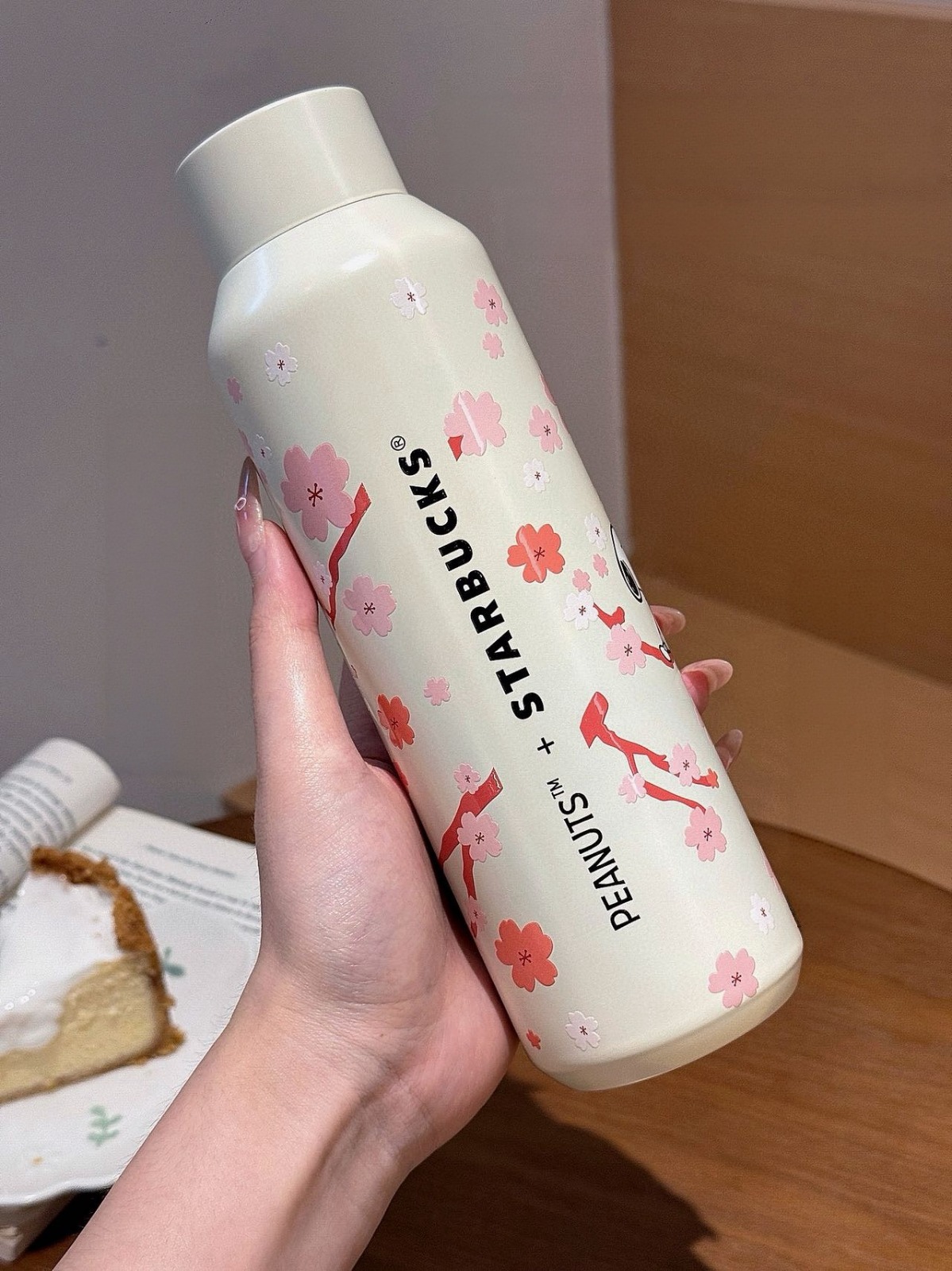 STARBUCKS x SNOOPY 櫻花保溫杯