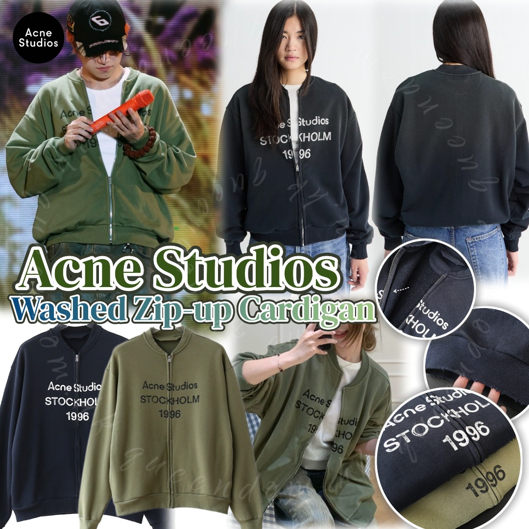 Acne Studios Washed Zip-up Cardigan 棒球服外套