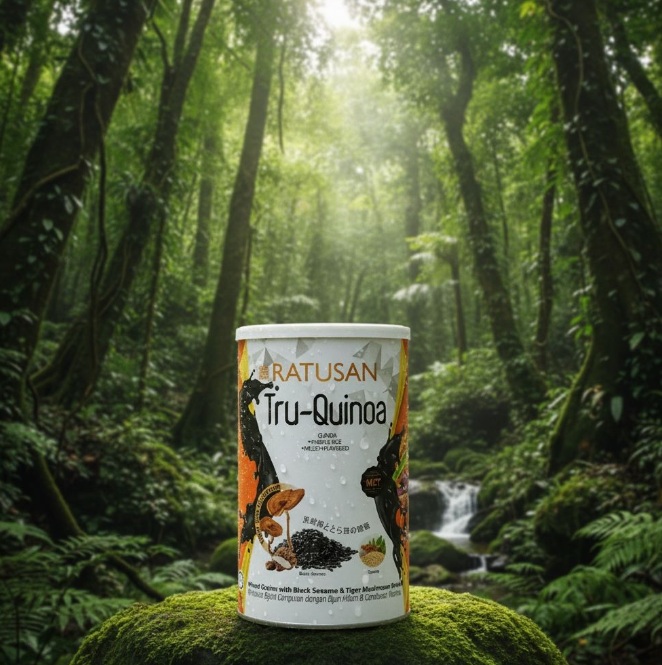 TRU QUINOA 黑芝麻和虎乳芝 雜糧混合飲料 (450g)