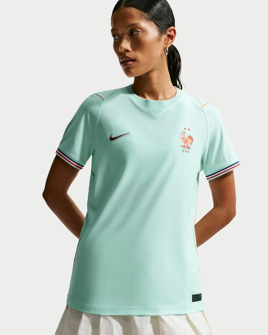 🗽薄荷綠之美 Nike France 法國 2026-27 女裝作客球迷版球衣 (可加印字章) IB4581