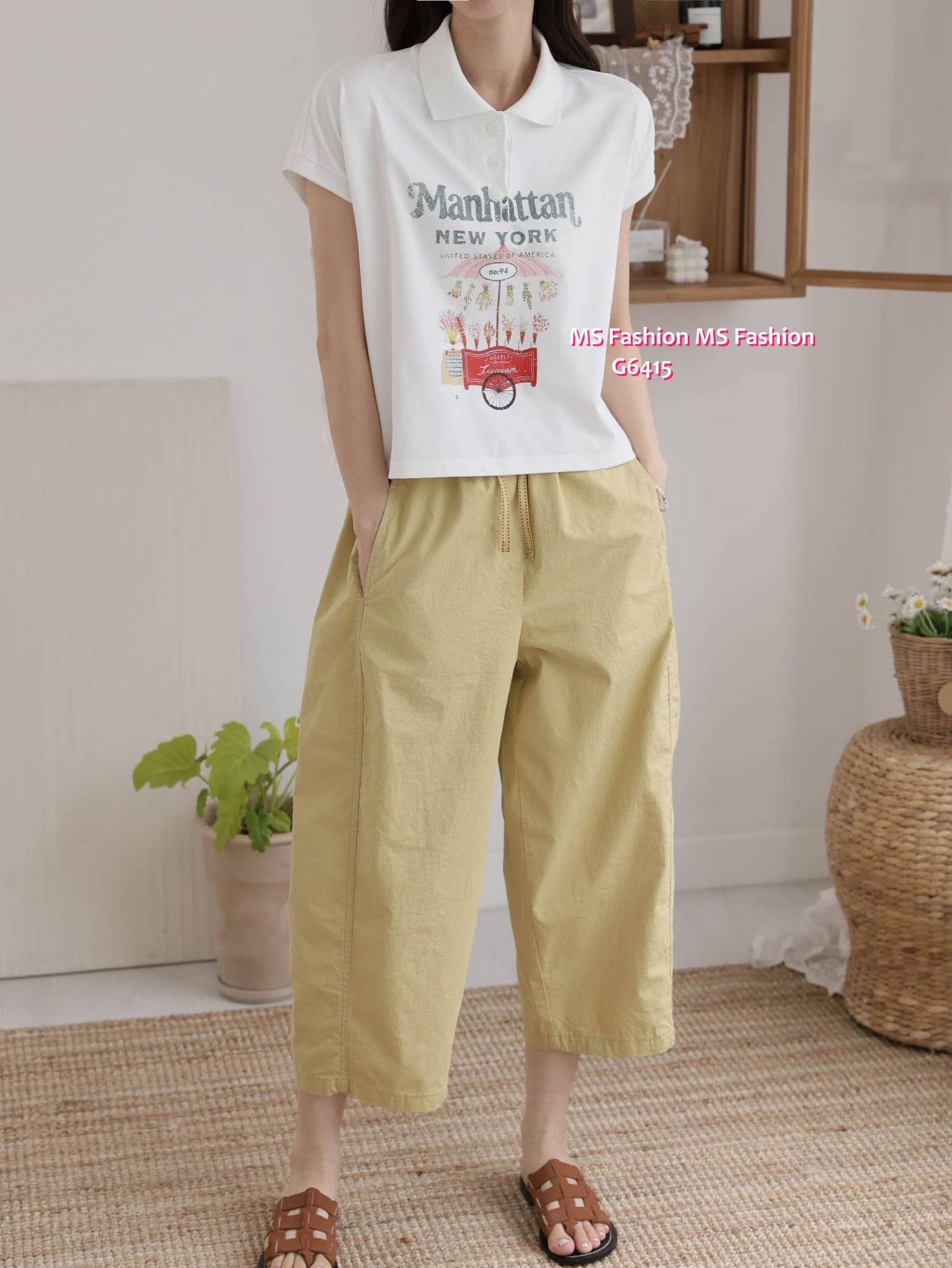 G6415 靚print polo恤