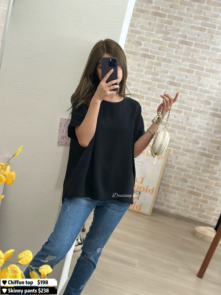  必入兩色｜高質雪紡上衣