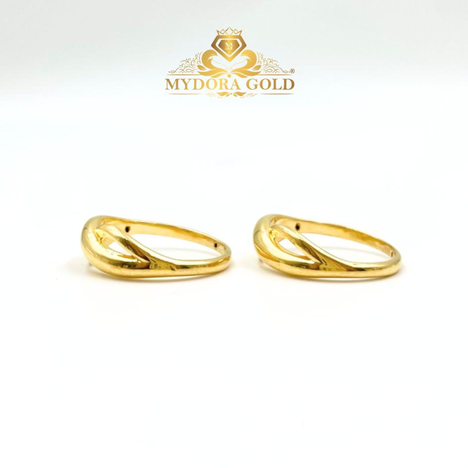 MYDORA Cincin Silang Seri (5G) l EMAS 916/ 22K