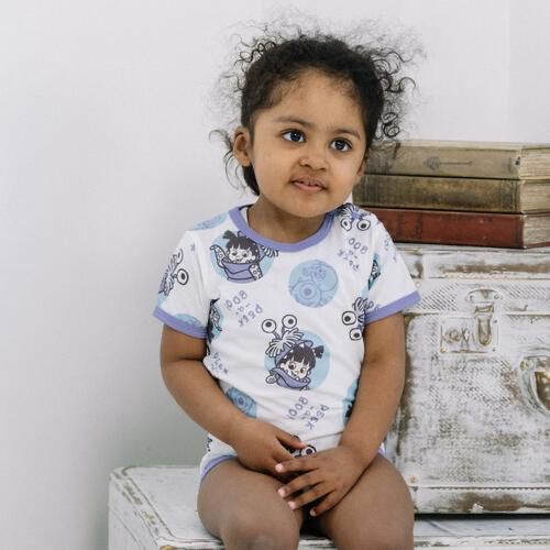 🇯🇵預訂 日本直送🇯🇵怪獸公司Boo人物滿印純棉短袖包屁衣